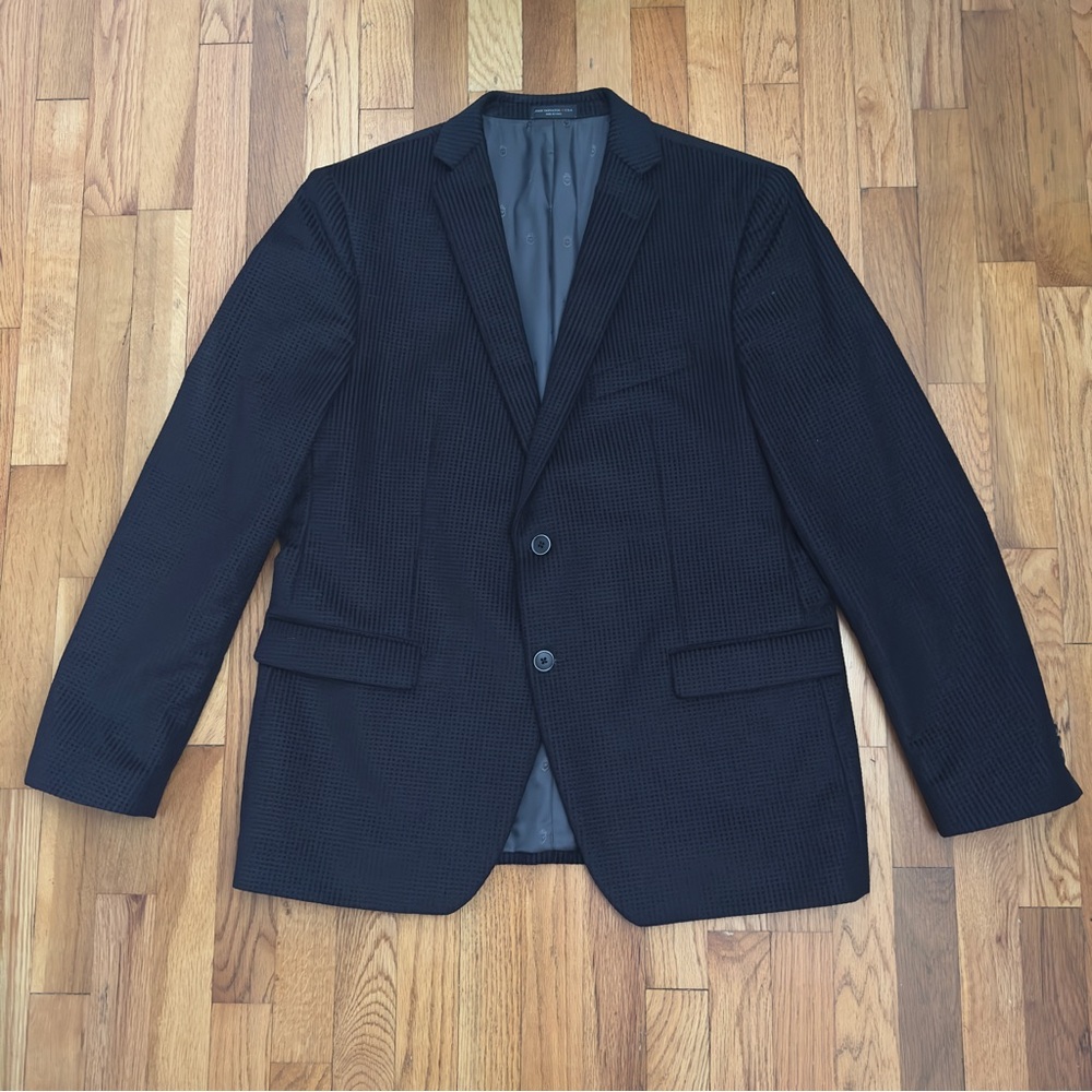 John Varvatos U.S.A. Blazer Jacket – Size 46R – Black – Bedford-JN